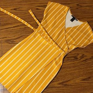 Forever 21 - Yellow and White Striped Dress